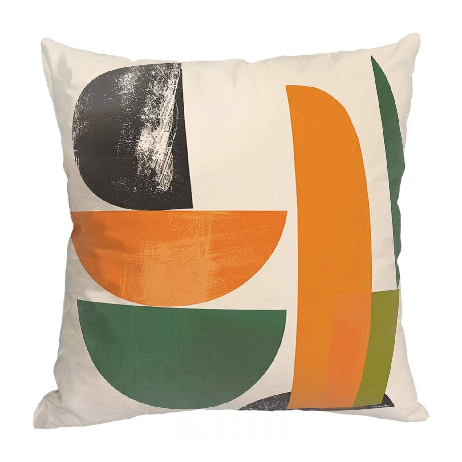 Fundas Cojines SuavesNaranja Fundas Cojines Cuadradas Suaves Funda Almohada Cojines Suaves Sillas Jardin para Oficina Jardín Cama Sofá Banco Interior o Exterior Juego de 4 Funda Cojin GeometríA mu-25