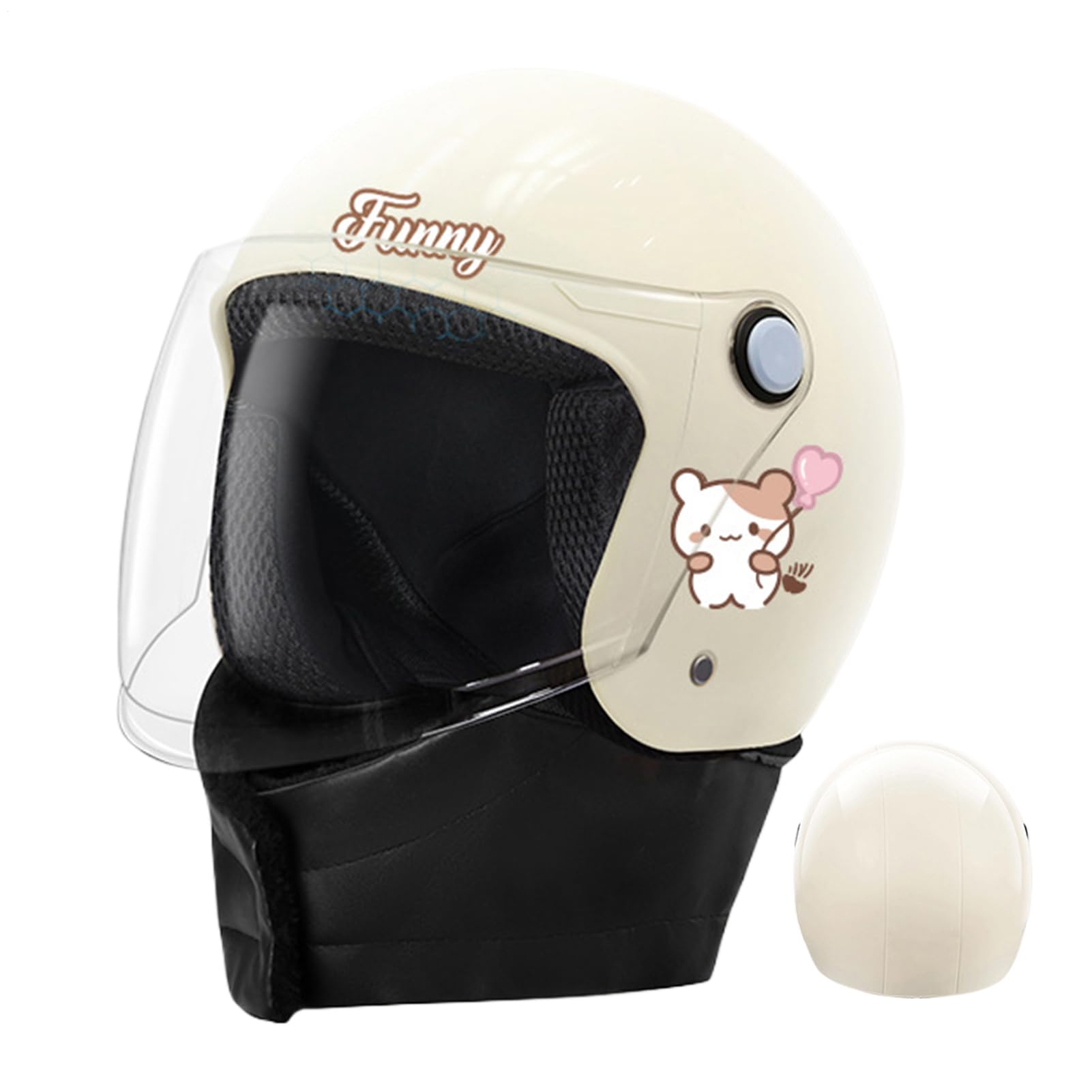 Casco resistente al viento para invierno con forro extraíble 8