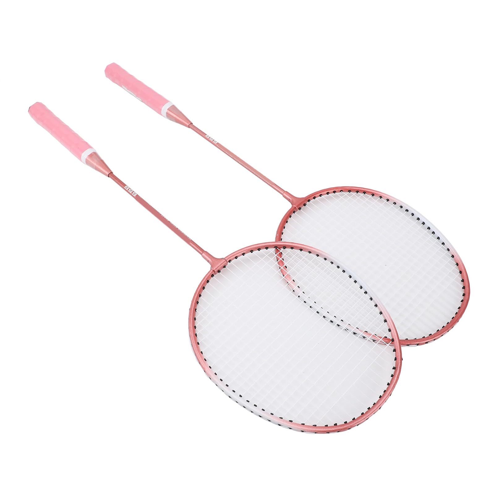 Badminton-Set für Sport, Leichtes Badmintonschläger-Set, Hochwertiges Legierungsmaterial mit 2 Schlägern, 3 Federbällen, 1 Tasche, Tragbar und Praktisch für