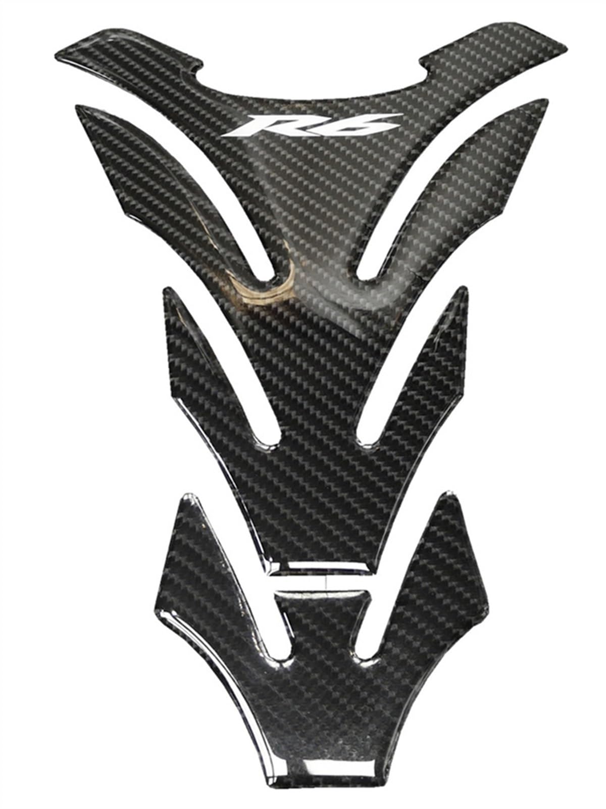 Motorcycle Tank Pad Protector Racing Tankpad Sticker Fuel Side Fishbone Applique for Yamaha R6 Bike Tank Film(Color2)