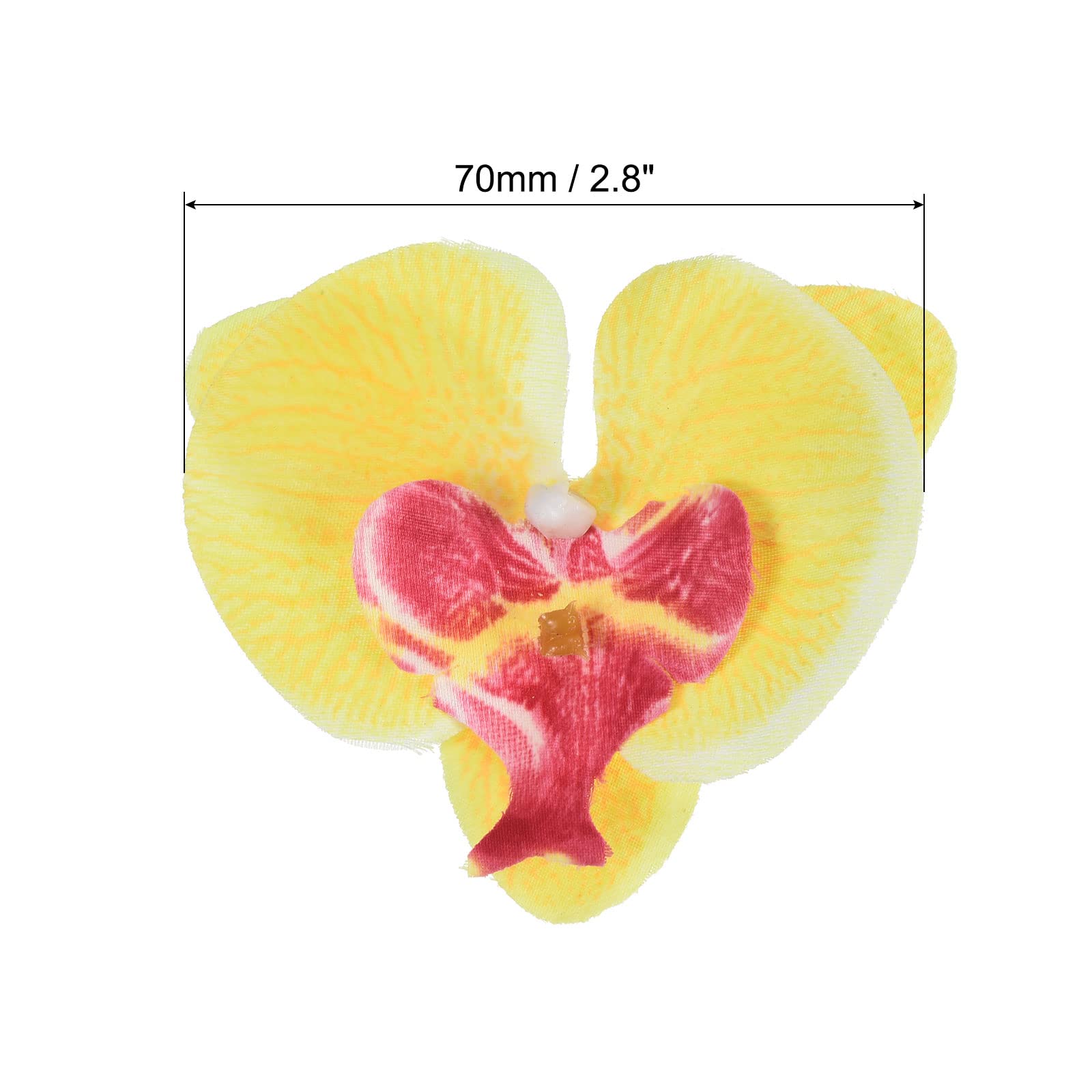 PATIKIL 2.8" Artificial Orchid Flower Heads - Image 2