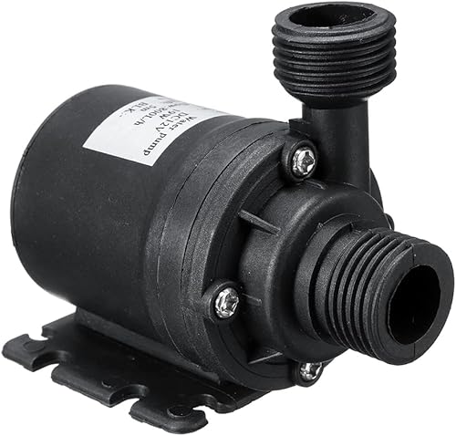 Bomba sumergible de circuito directo de 12 V, bomba de agua sumergible de motor sin escobillas de alta elevación 800LH para estanque, cascada