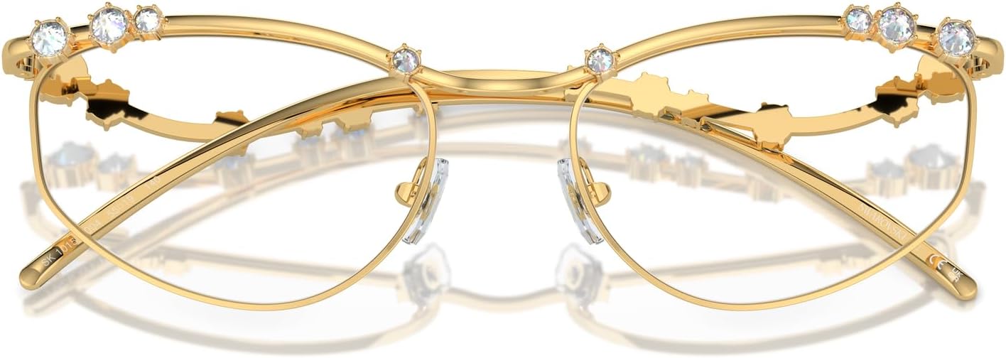 Swarovski womens Sk1015 Cat Eye Prescription Eyewear Frames