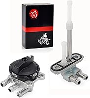 MOTO1988 Fuel Petcock Valve & Tank Filter Outlet for Kawasaki Prairie 300 KVF300 1999-2002 | OEM 49019-1099 51023-1404