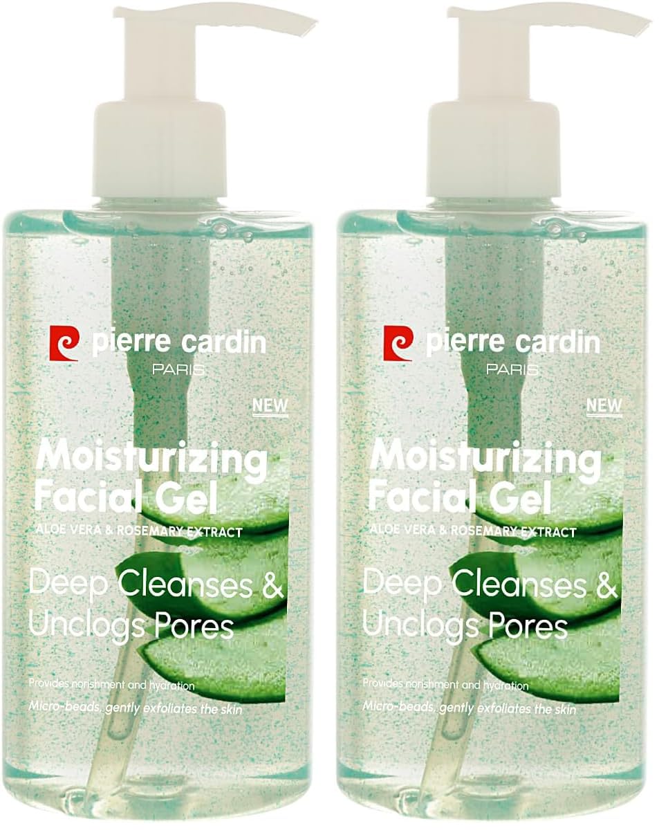 Pierre Cardin Moisturizing Facial Cleanser with Aloe Vera & Rosemary Extract-Köpük Jel 2li paket