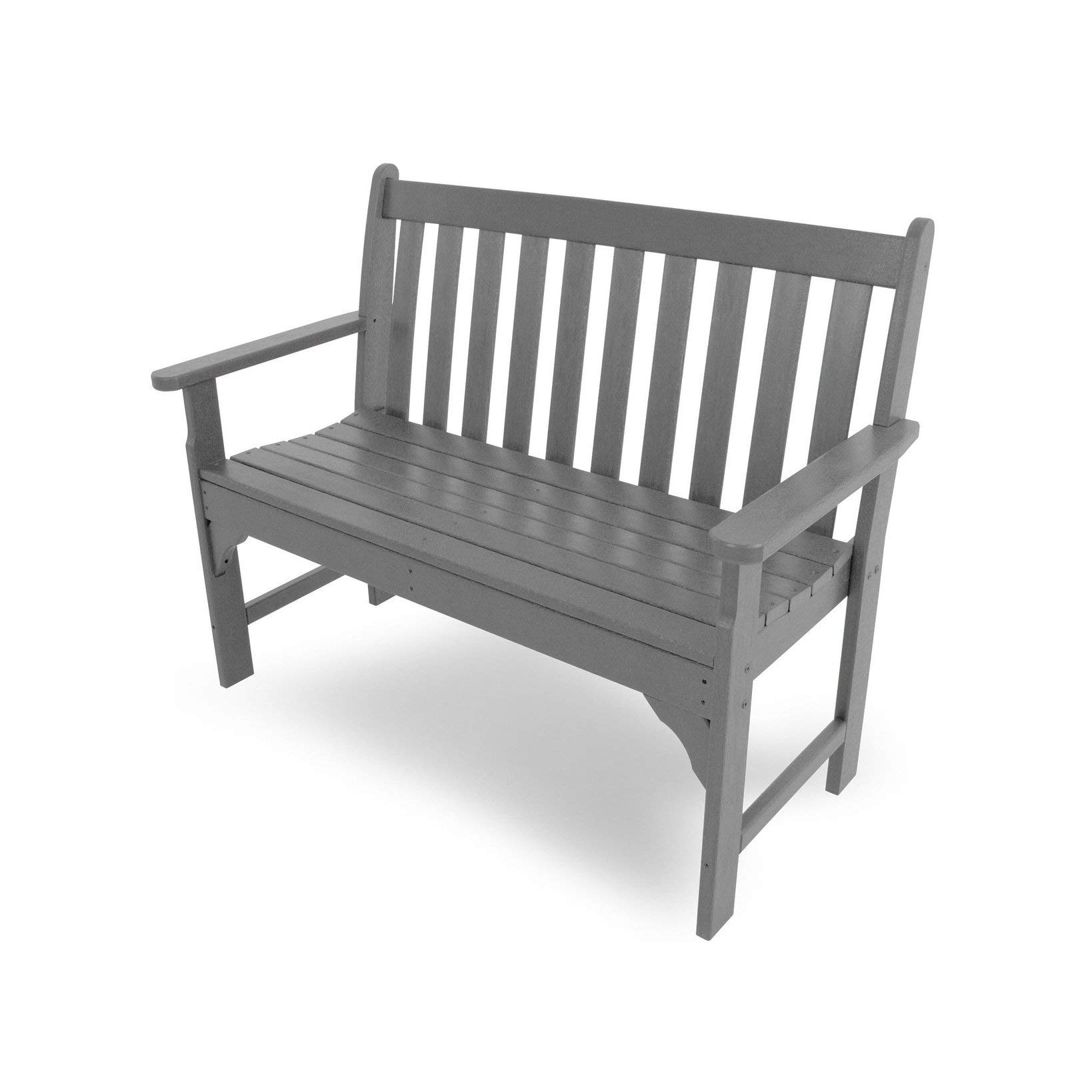 POLYWOOD GNB48GY Vineyard 48" Bench, Slate Grey