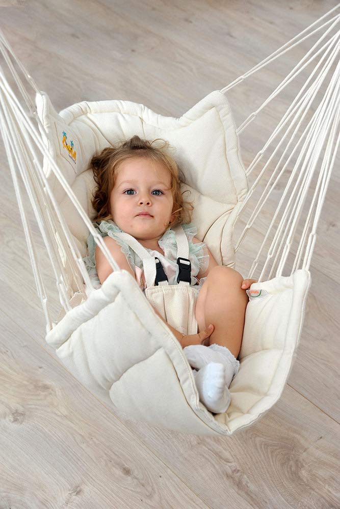 Bella Chica Natura Luxuriöse Baby Hängematte und Kinderhängesessel