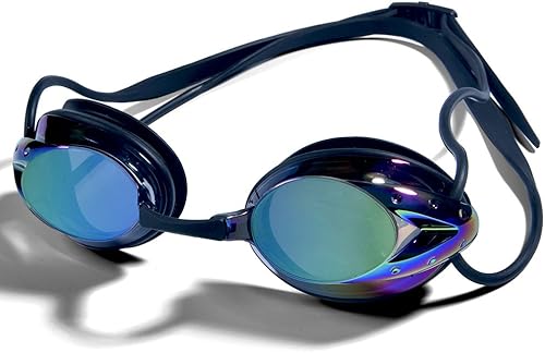 Miniatura 10 de Gafas de natación, gafas de natación profesionales, antivaho con protección UV, sin fugas, para adultos, hombres, mujeres y niños