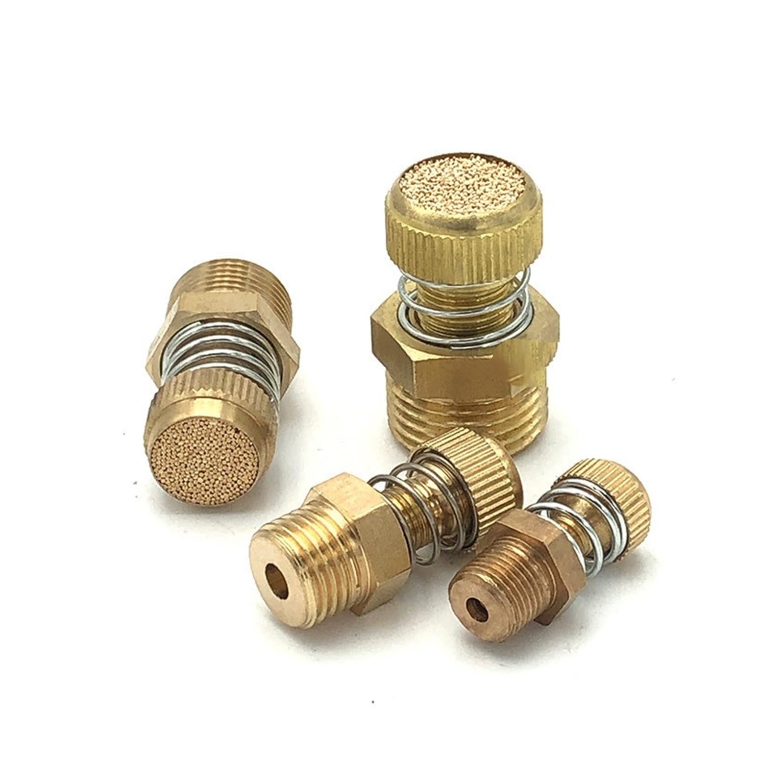 Außengewinde-Luftauslass-Schalldämpfer Pneumatischer Luftschalldämpfer BSLM Pneumatischer Schalldämpfer for Magnetventil PSLL(Adjustable SLL,1 inch)