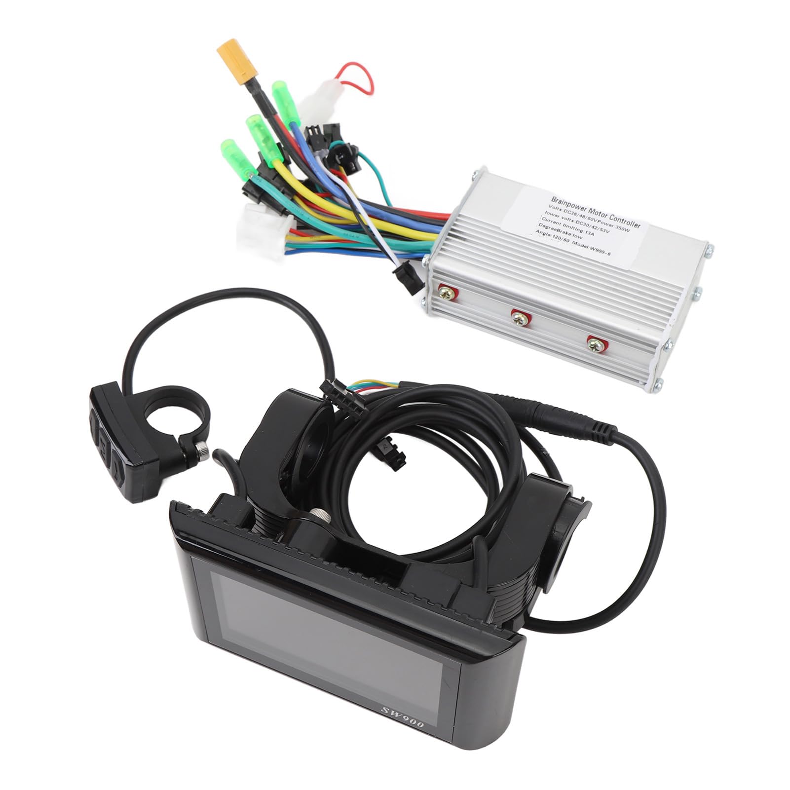 Generic Controller da Ciclismo Senza Spazzole Resistente All'acqua e Display LCD a Colori per Pendolari e Appassionati di Ciclismo
