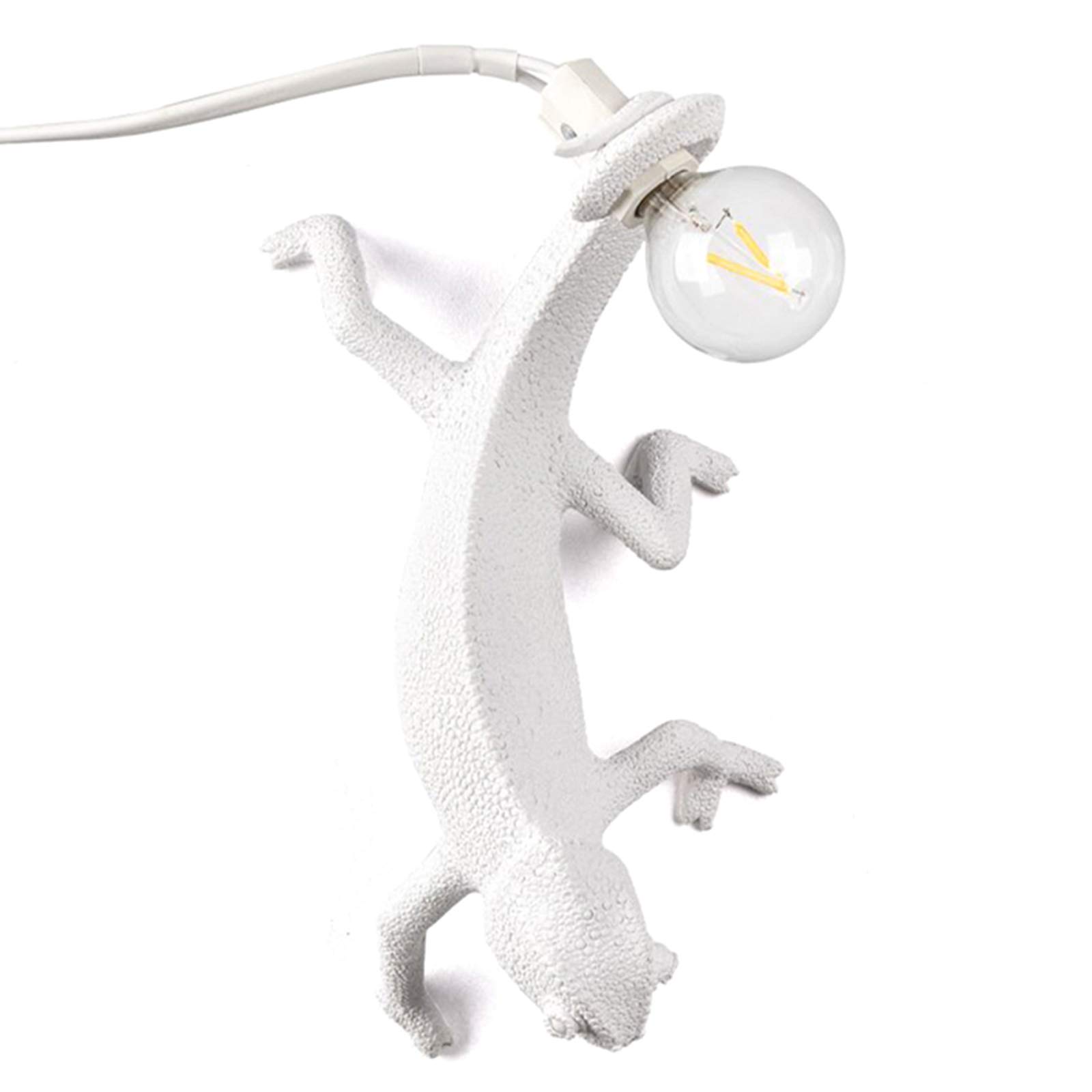 VALINK Chameleon Lamp Bedroom Resin Chameleon Desk Lamp Bedside Light Wall Sconce