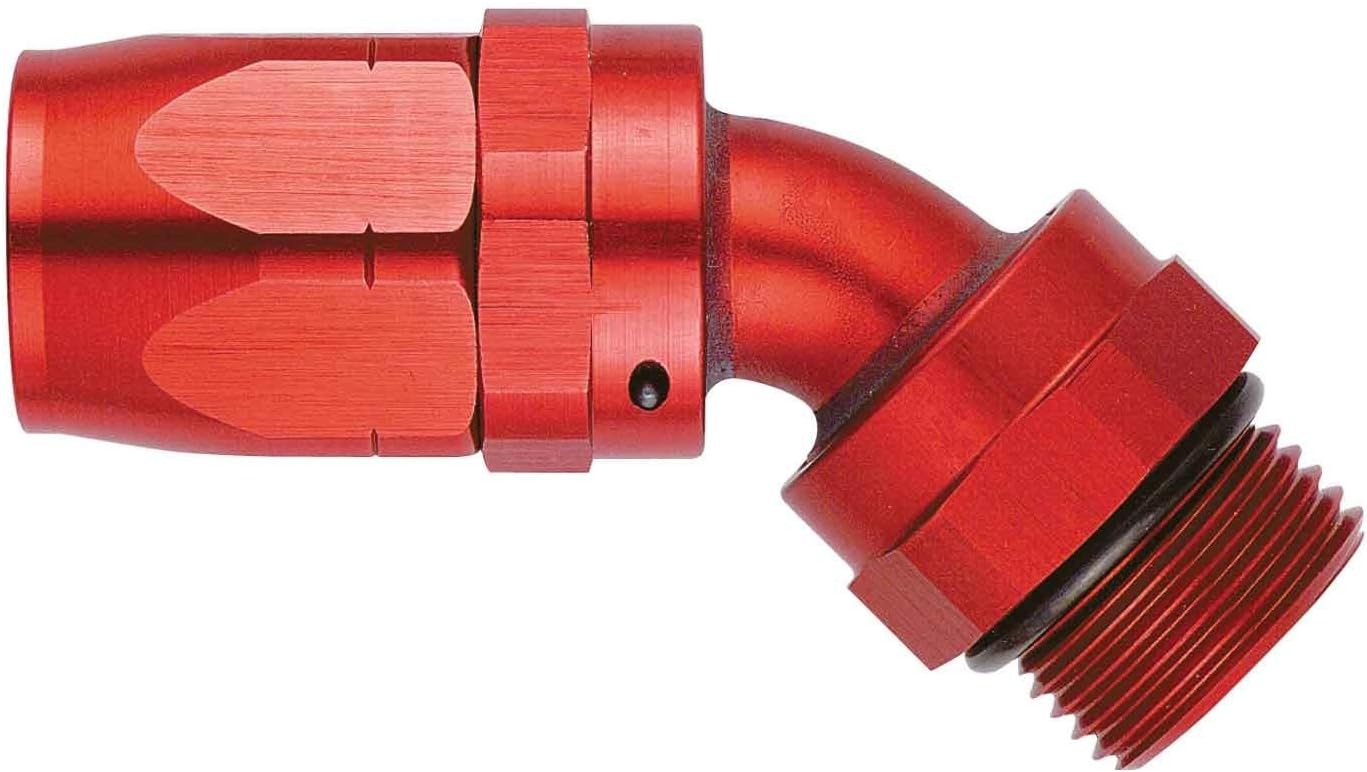 Aeroquip FBM1348 Hose Fitting (6 ORB to 8 Hose 45 Deg Fitting