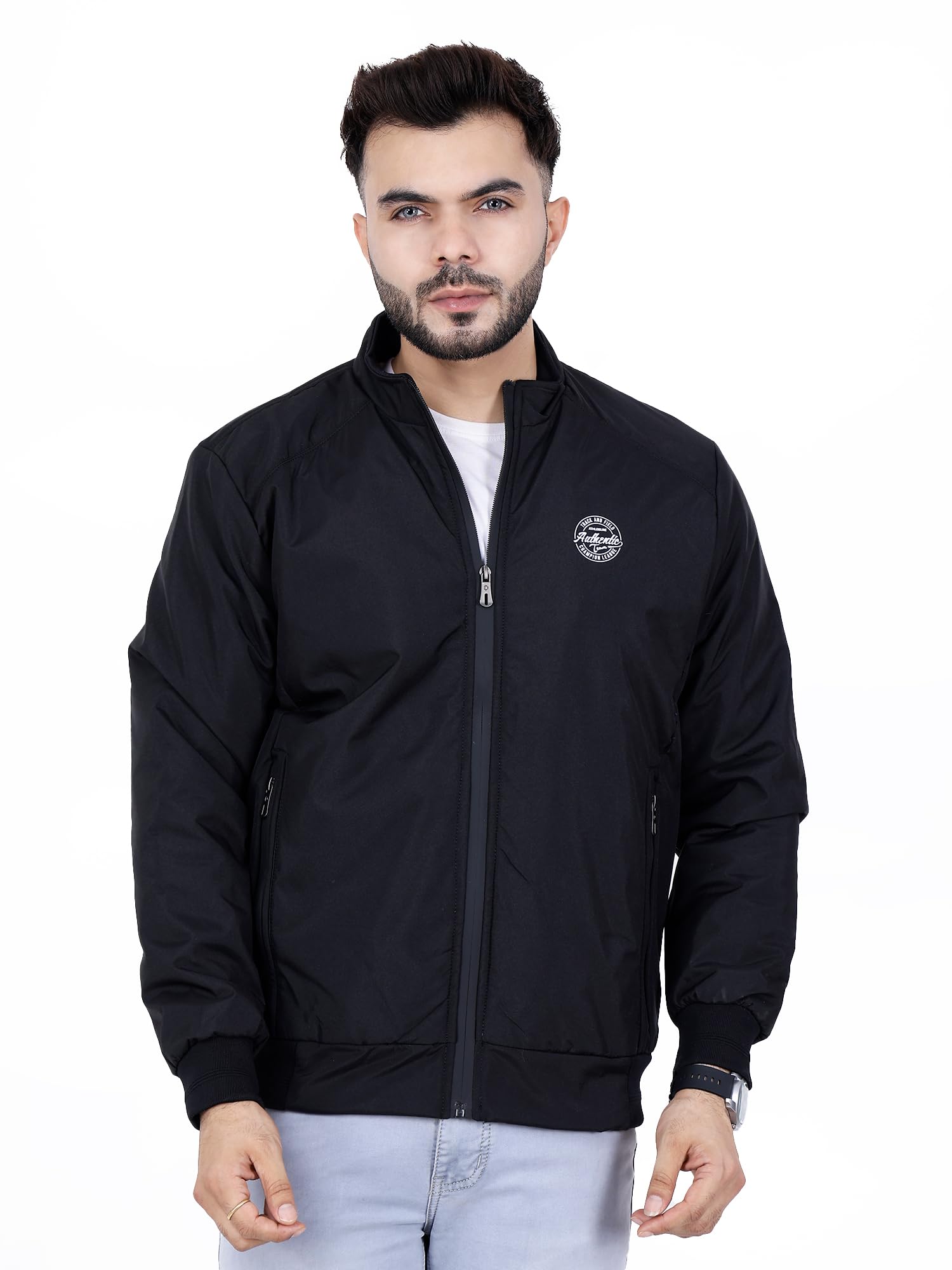 dollar Jacket For Men Casual Zipper Bomber For Winter-picture-25