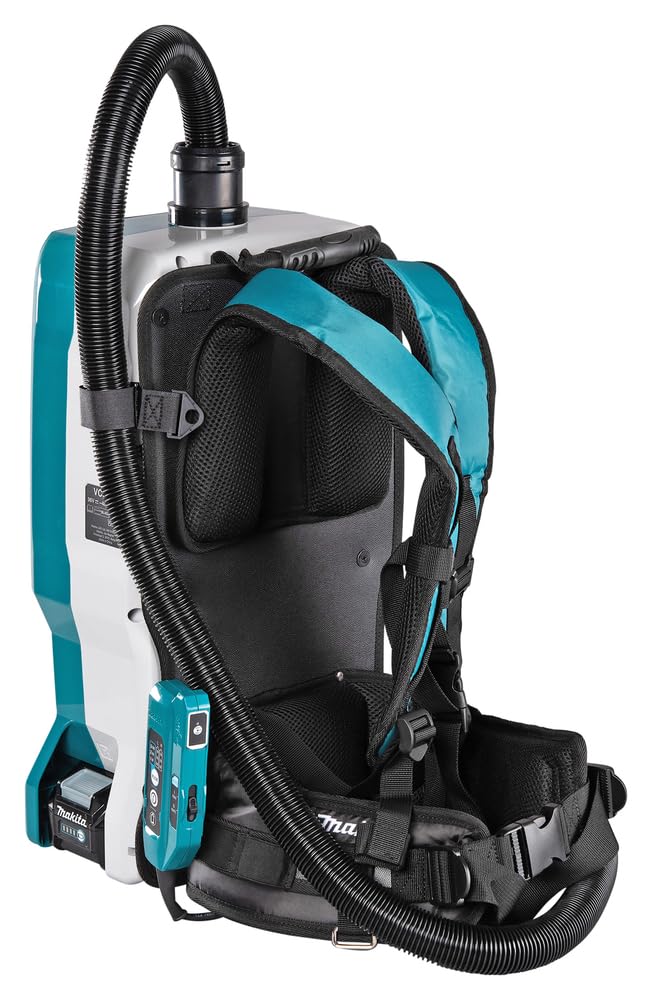Makita VC012GZ01 40V MAX Li-Ion XGT Aspiradora de Mochila sin escobillas, baterías y Cargador no incluidos
