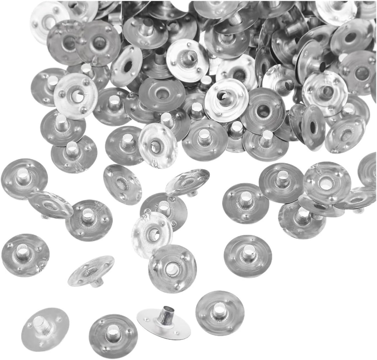 Candle Wick Tabs 1200Pcs Wick Bases Metal Tabs for DIY Making Supplies Holder Centering Stand