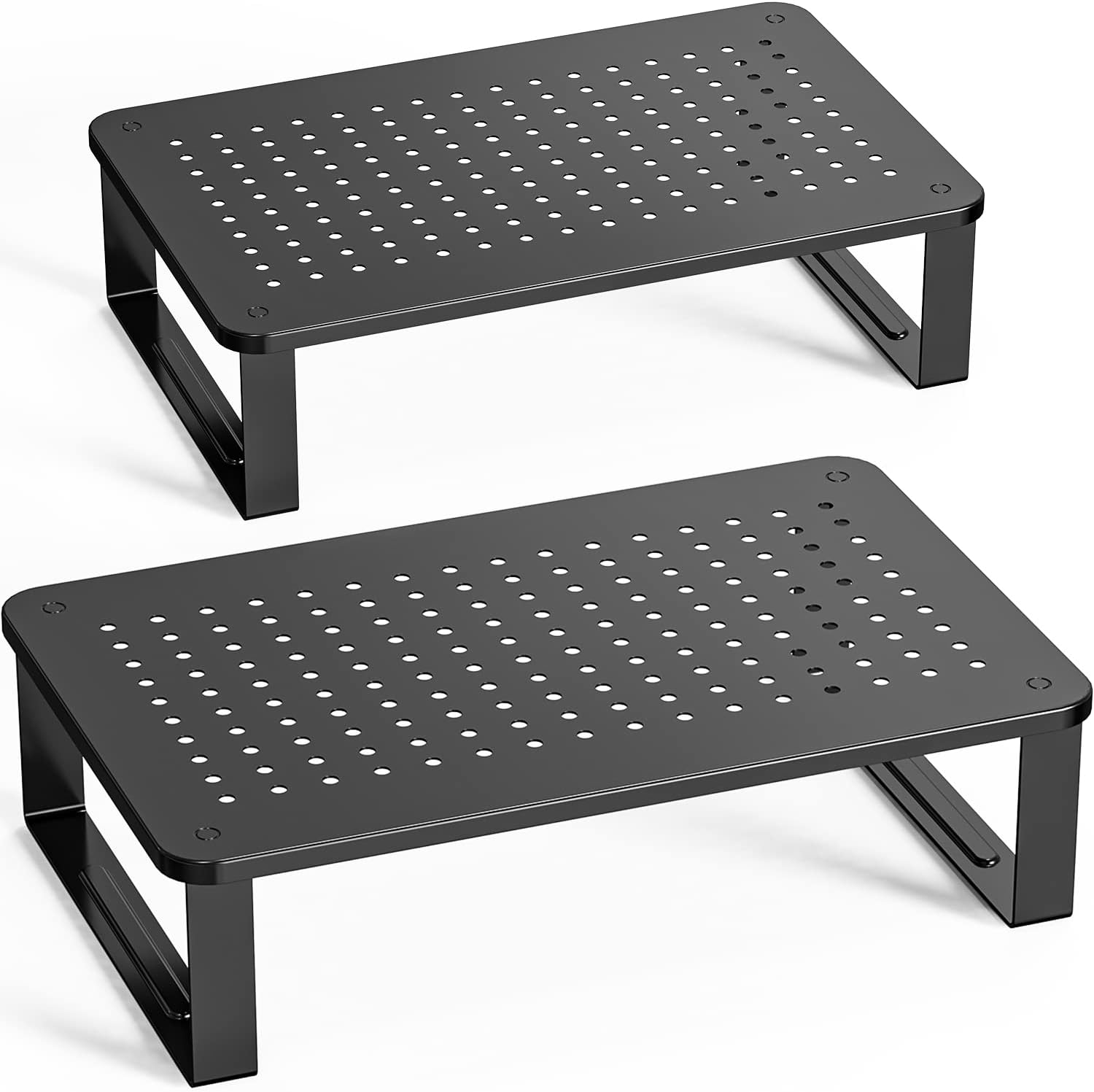 SPOWAY 2 Pack Monitor Stand Riser, Computer Monitor Riser with ...