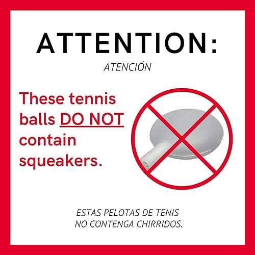 Miniatura 7 de Midlee Pelotas de tenis para perros XS de 1.5 pulgadas, paquete de 12 (azulamarillo, 1.5 pulgadas)