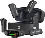 Hollyland Lark MAX 2 Wireless Microphone for iPhone/Camera/Android/PC, 32-bit, Internal Recording, Wireless Monitoring, 340m Range (Ultimate Combo, 2TX + 2RX + OWS Monitor Earphone + Charging Case)