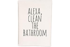 Moonlight Makers Funny Bath Towel, Alexa Clean The Bathroom
