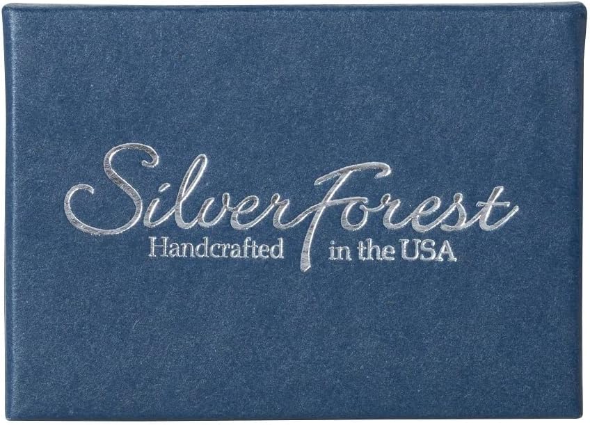 Silver Forest Earrings - open leaf fall colors - Image 4