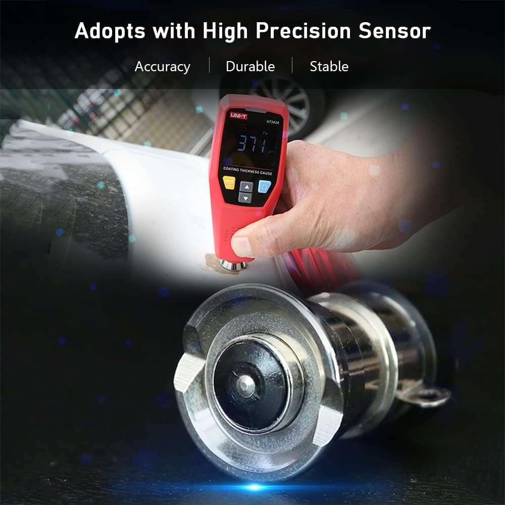 UNI-T UT343A Digital Coating Thickness Gauge with high precision sensor