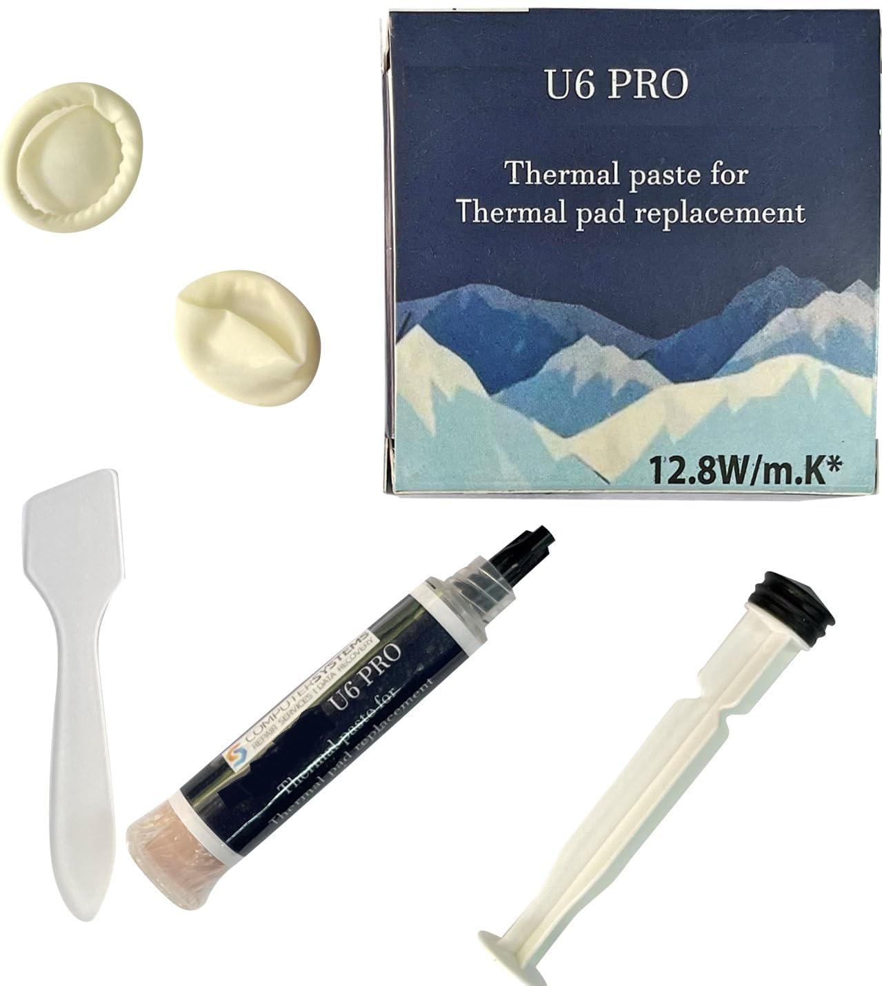 COMPUTERSYSTEMS REPAIR SERVICES DATA RECOVERY U6 PRO 10g Syringe Viscose Thermal Paste for Thermal Pad Replacement Liquid CSGR