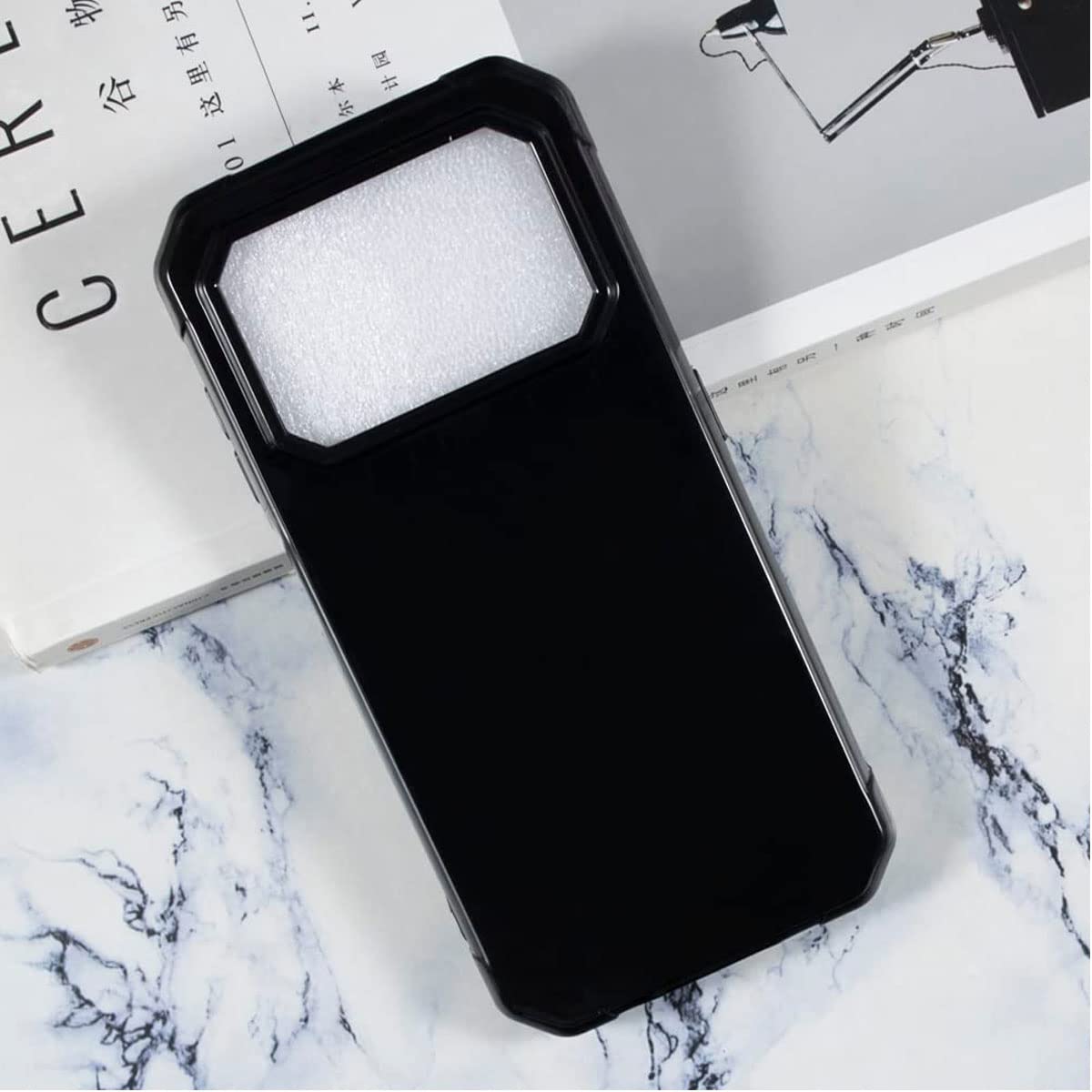 LJSM Cover + Vetro Temperato Per IIIF150 B1 Pro - Custodia Trasparente In TPU Morbido E Pellicola Protettiva, 2 In 1, Anti Graffio E Urti
