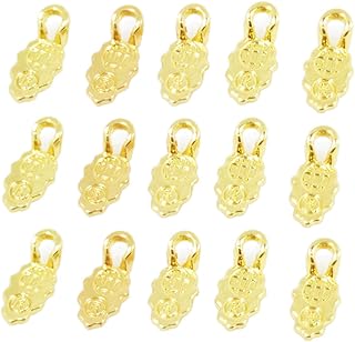 100pcs Gold Color Spoon Glue on Bail for Earring Bails or Scrabble and Glass Pendants Charms Connector Jewelry Decor