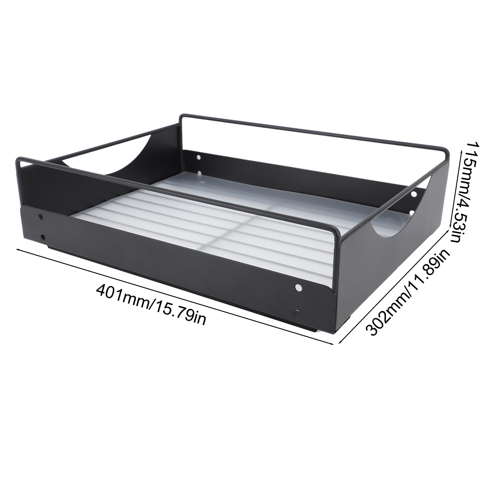 Wysuwany organizer do szafki, 16x9x3,6 cala wysuwane półki w spiżarni wysuwana szuflada półka w spiżarni do kuchni, salonu, domu wysuwana szafka z koszem organizer/246