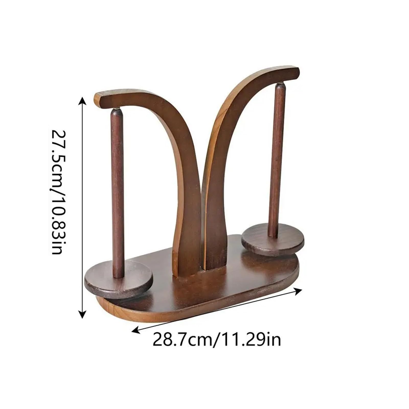 NäHgarn Aufbewahrung Garnhalter aus Holz, Spinn- und Strickwerkzeuge, Häkelgarnhalter, rotierende magnetische Garnspule, Wollknäuelwickler, Rotationsspinner(E)