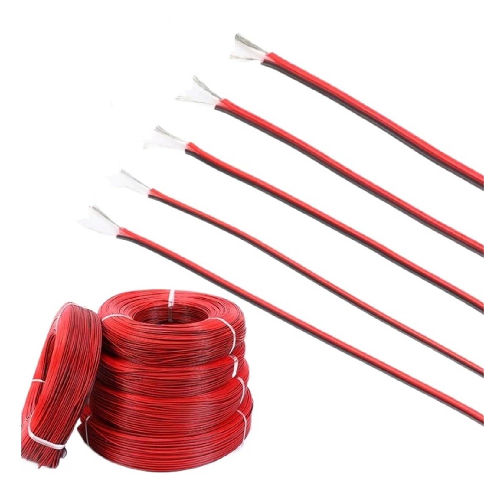 Przewód silikonowy 5 metrów kabel elektryczny 18/20/22/24/26 AWG