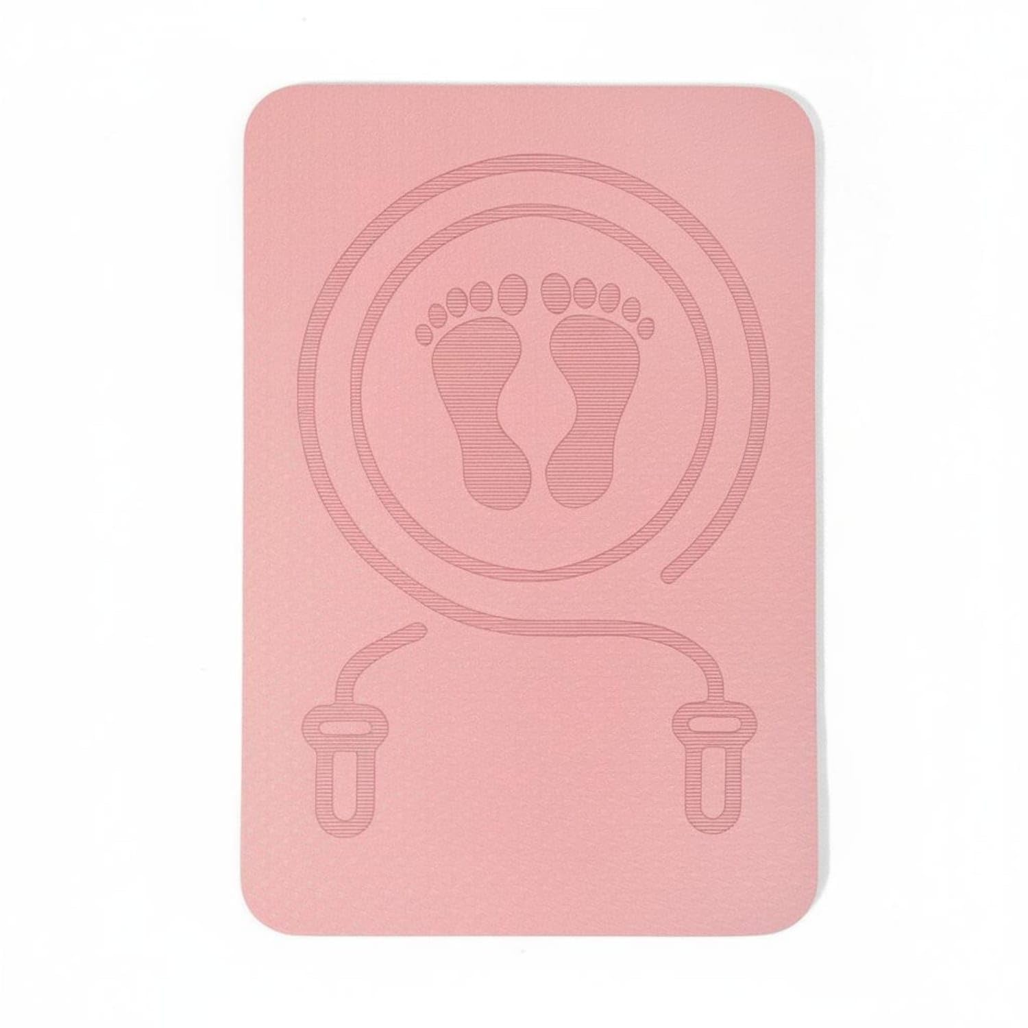 Thickened Jump Rope Mat Multi-Functional Skipping Mat Floor Protection Soundproof Exercise Pad High Resilience for Indoor, Home, Apartment, Pink, 6MM-image-46