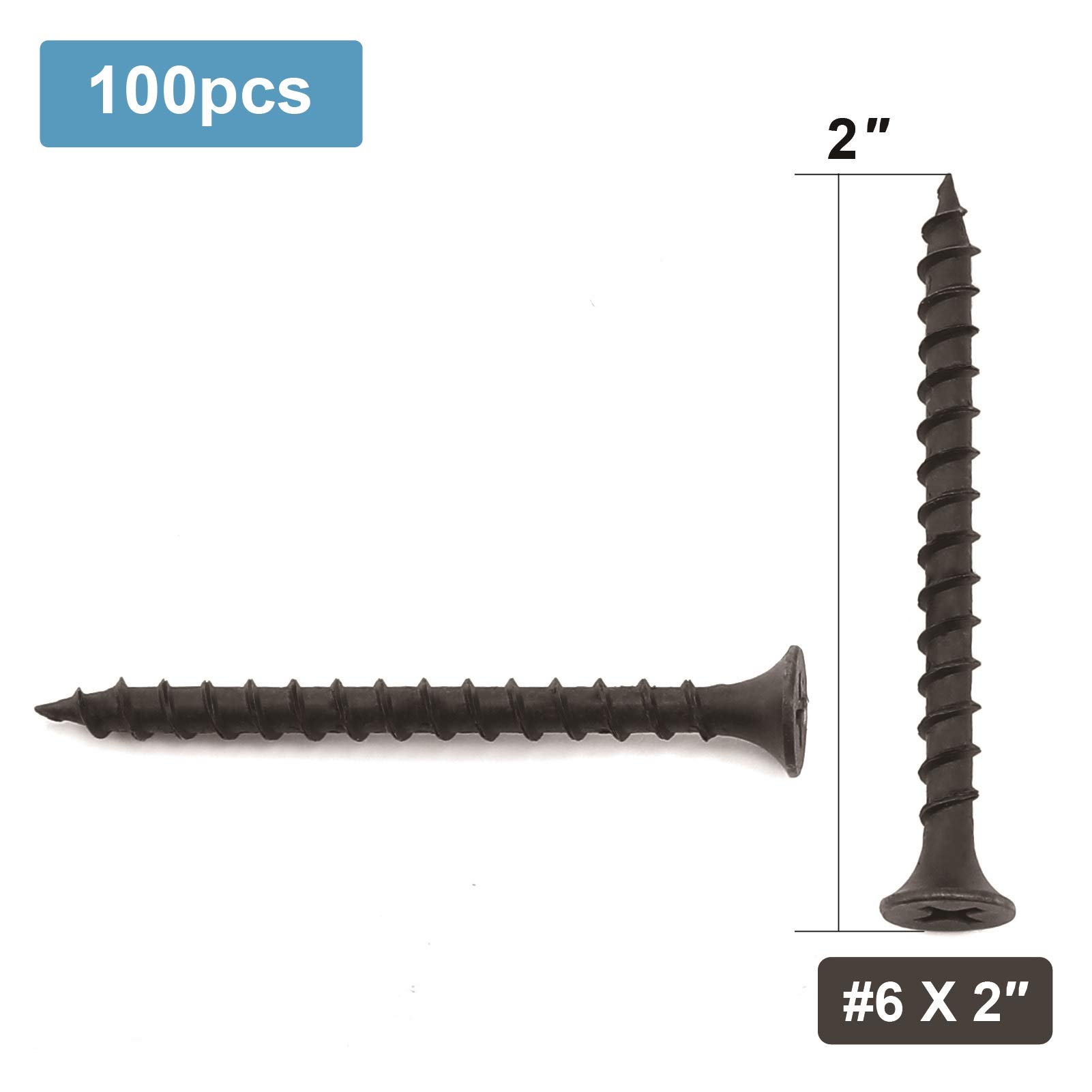 Paulin #6 x 1-1/4-inch Flat Head Phillips Drive Fine Thread Drywall Paulin #6 x 1-1/4-inch Flat Head Phillips Drive Fine Thread Drywall