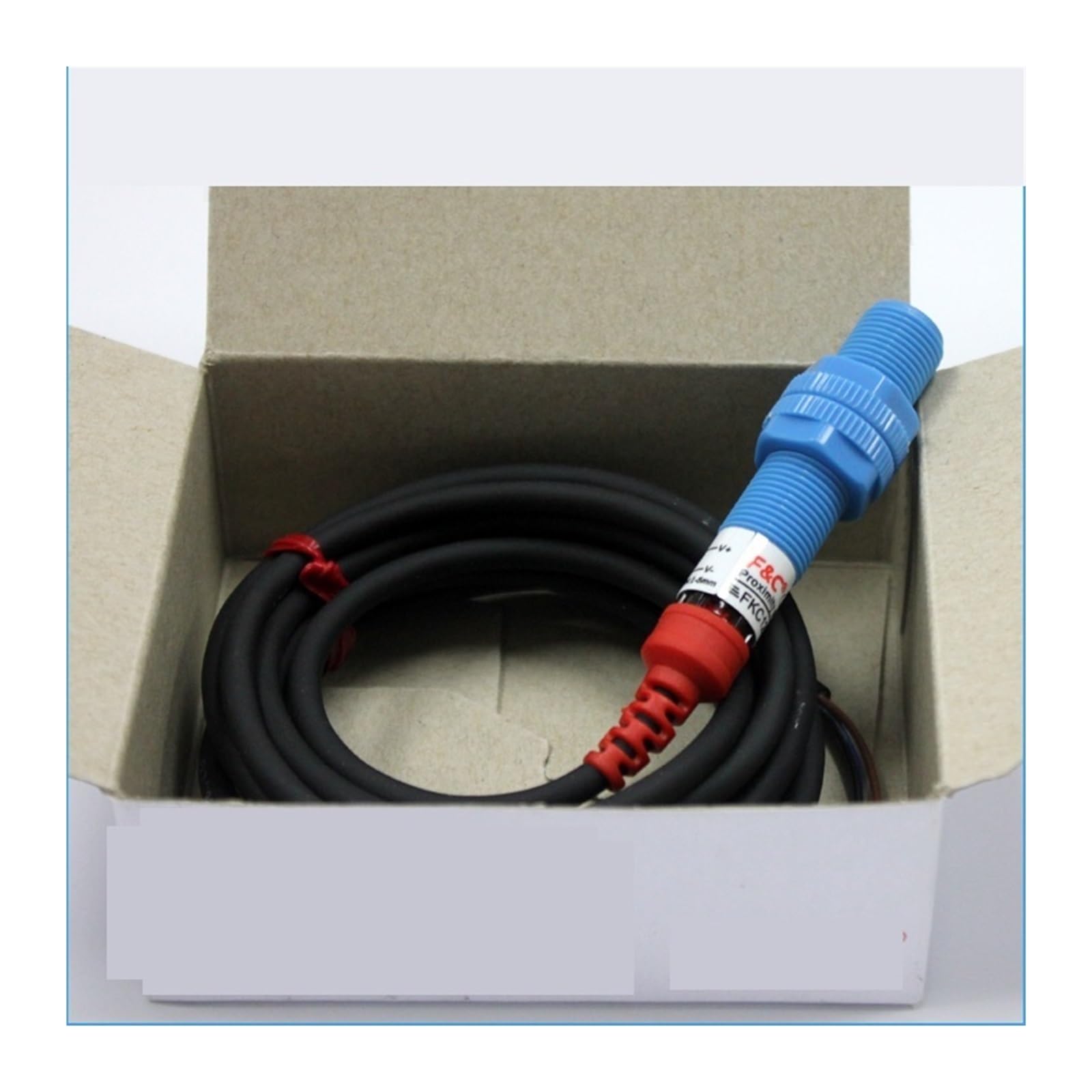 Sensor de Nivel de líquido FKC1205-P PNP NO M12 24V DC Indicador de Nivel de Agua Sensor de proximidad Capacitivo Fácil integración y operación