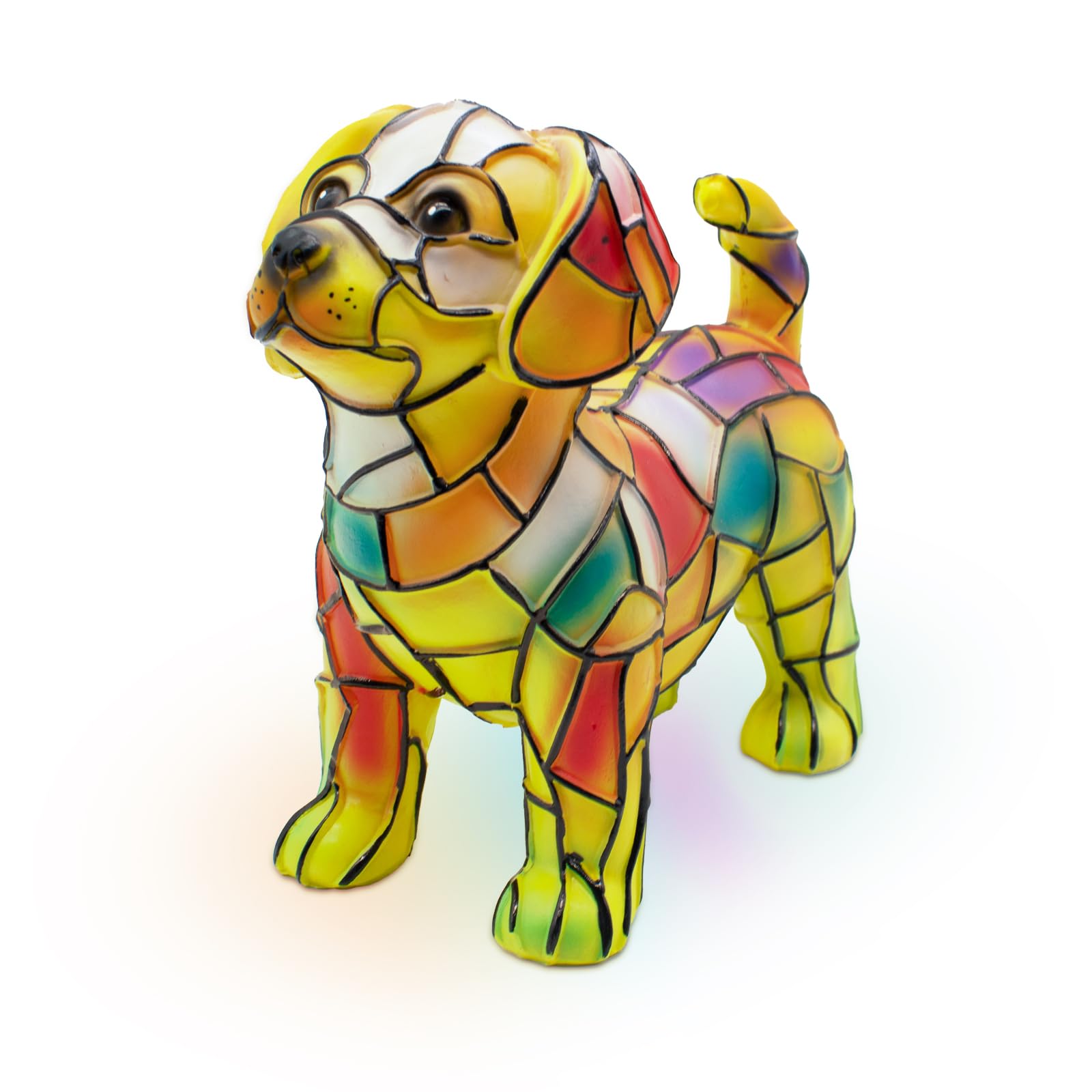 PONLCY Stained Resin Labrador Night Light, LED Dog Series Table Lamp, Cute Pet Themed Art Lights, Bedroom Decoration Crafts, Fun Gift for Kids โ image 1