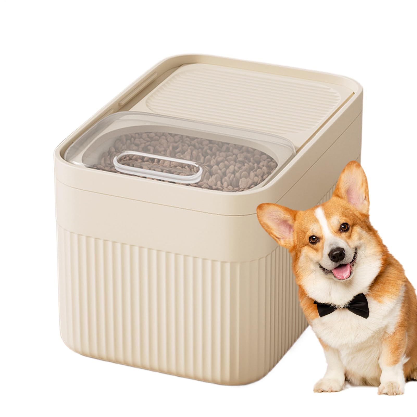 Boîte de rangement animaux de compagnie pour protéger leurs croquettes