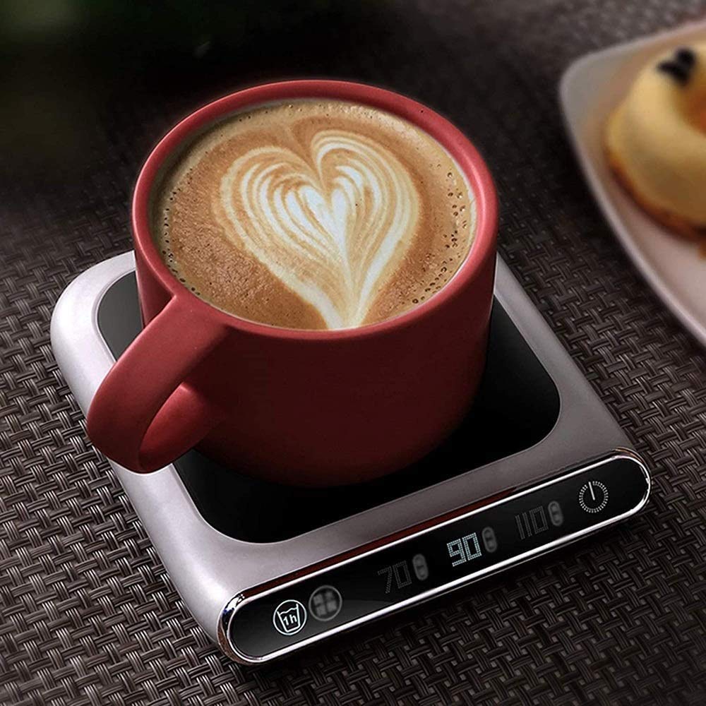 Taza de café más Caliente for el Escritorio con la función de calefacción 10 vatios El Calentador eléctrico de la Bebida con la protección contra el Poder y el Control Inteligente