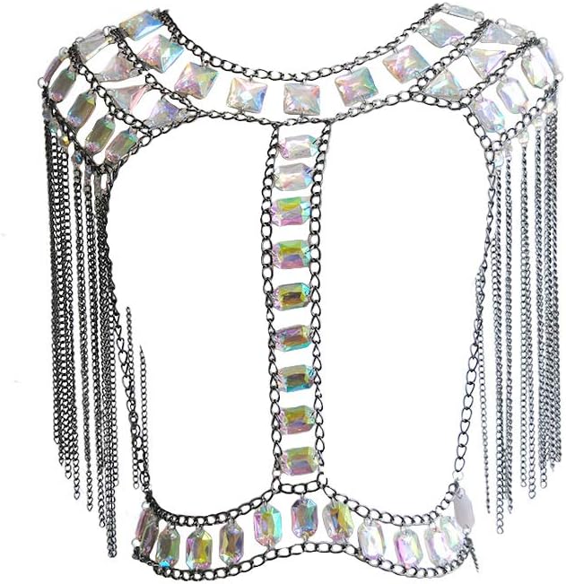 Connie ClorisWomen Sexy Jewelry Night Shop Costume Shoulder Body Chain