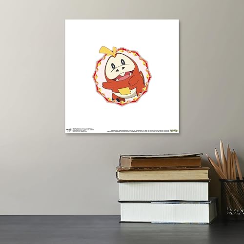 Miniatura 4 de Trends International Gallery Pops Pokémon - Póster de pared Fuecoco Sparkle Badge para pared, 12.00 x 12.00 pulgadas, versión sin marco