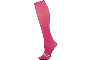 Fuchsia Rose Colored hocsox Performance Socks Engineered for Field Hockey, Ice Hockey, and Soccer