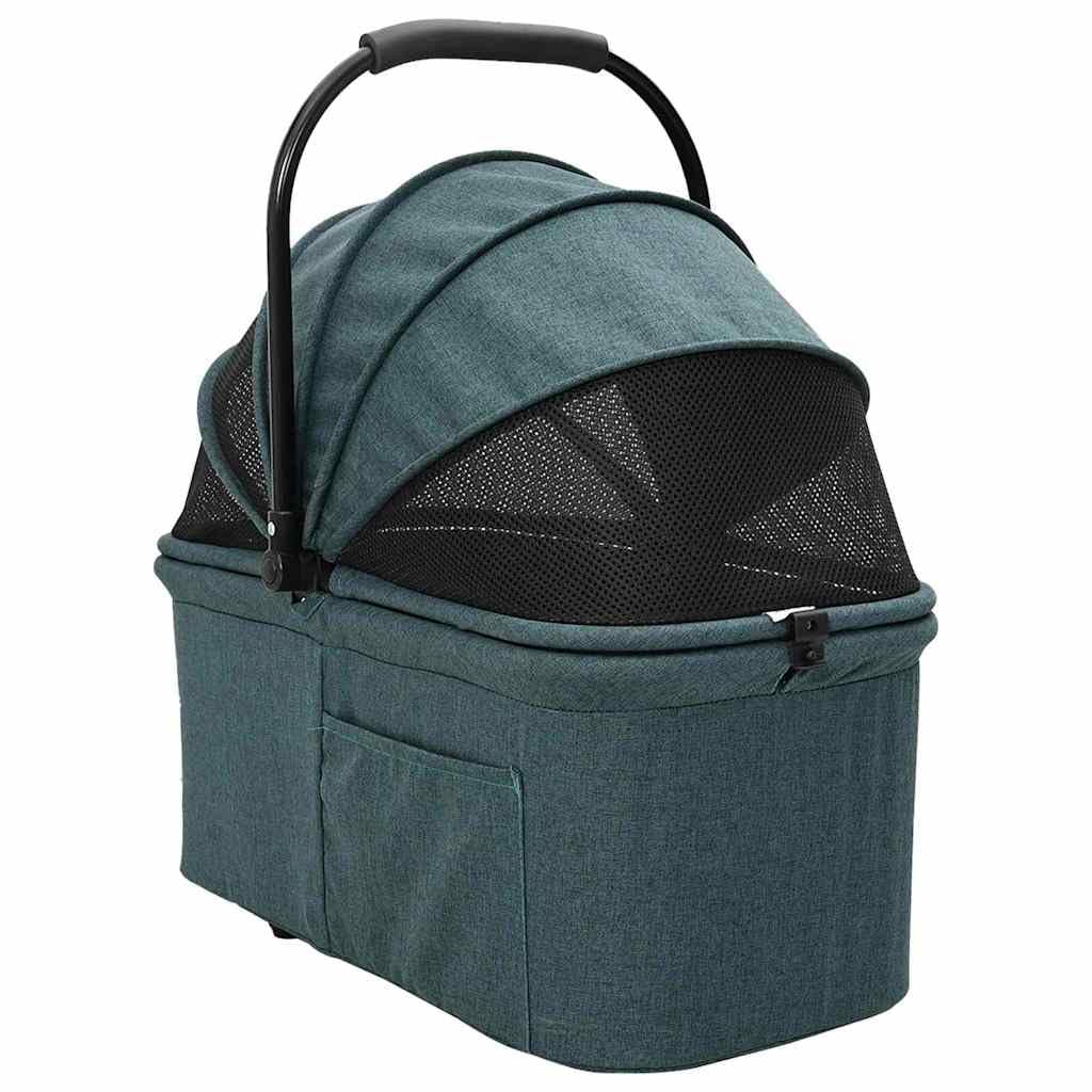 Passeggino pieghevole per animali Verde 81 x 47 x 99 cm,Articoli per animali,Animali domestici - Articoli,Passeggini per animali domestici-42012433