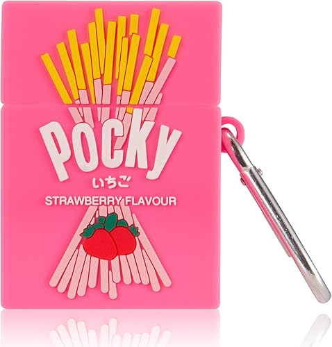 Miniatura 4 de Joyleop Funda de galletas para Airpods 1/2, diseño divertido de comida en 3D para niños, niñas, adolescentes y niños, funda Kawaii Cool Chic de