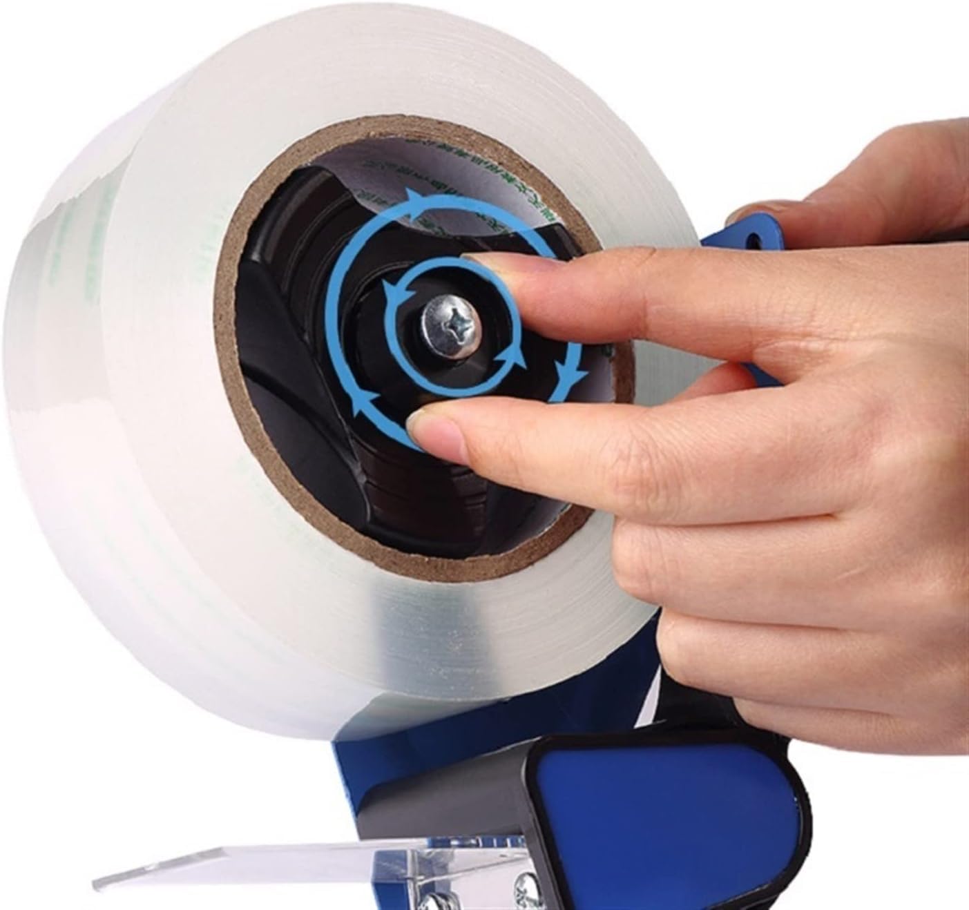 PiWine Dispenser di nastro adesivo, Dispenser di nastro da scrivania, Dispenser di nastro Dispenser di nastro adesivo Sigillante manuale Maniglia Dispenser di nastro adesivo Taglio