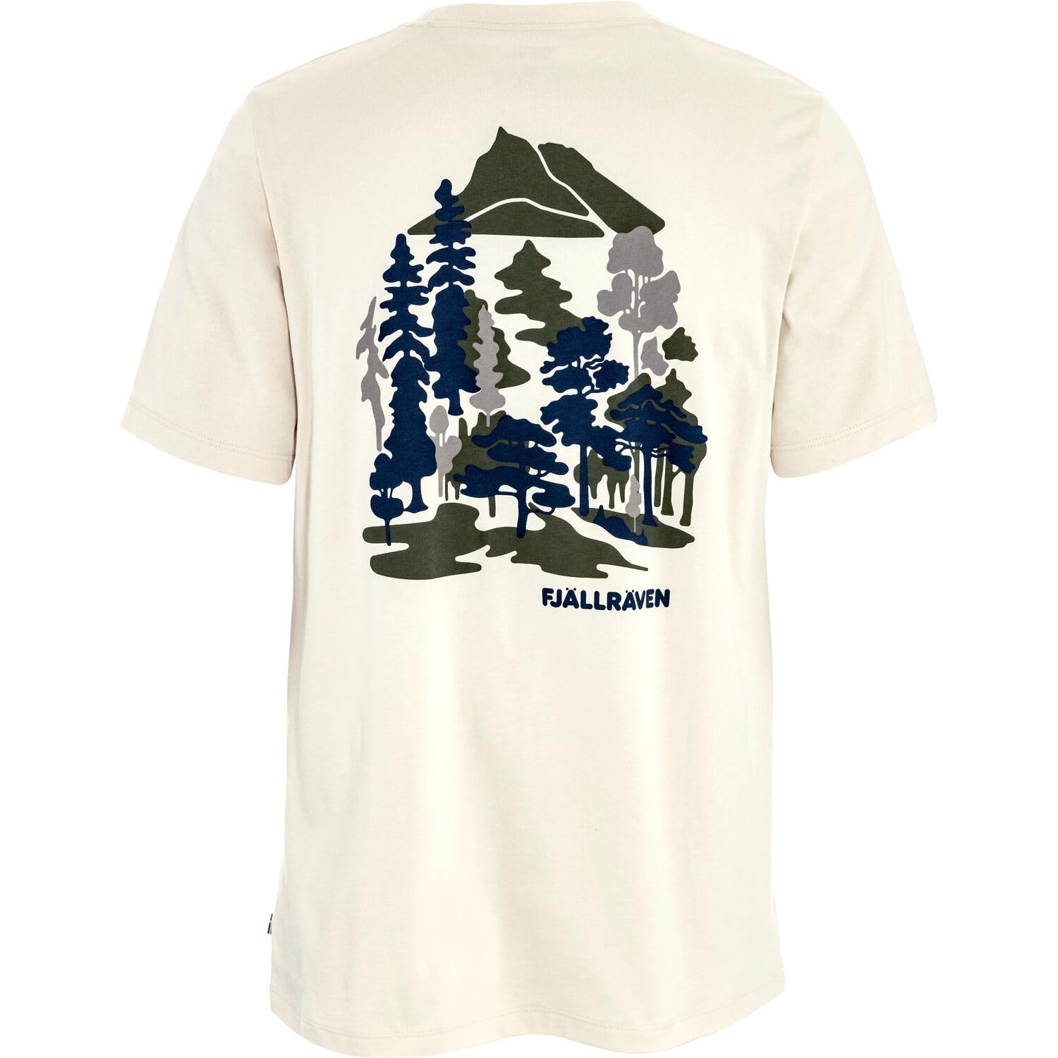 Fjällräven Męski T-shirt Swedish Forest, Chalk White, XS