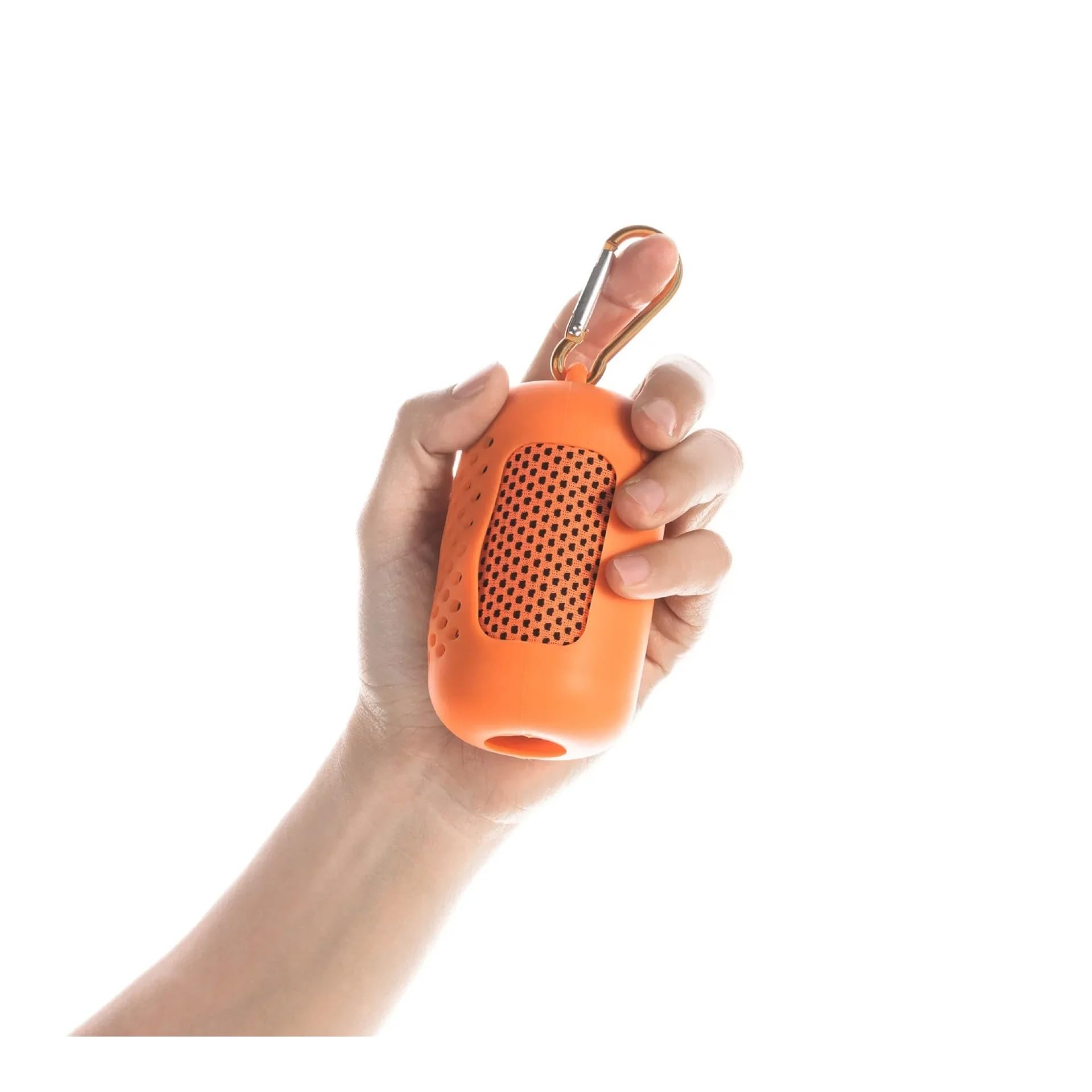 HNULGVI Cooling towel Cool Towel Portable Mini Silica Gel Set Cold Polyester Fiber(Orange)