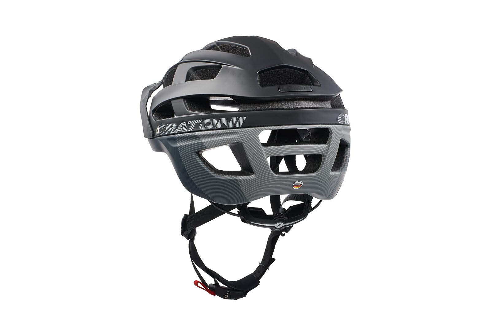 Cratoni Fahrradhelm AllRace (MTB) Schwarz/Grau Matt, Gr. M/L (56-61cm), 110701G2