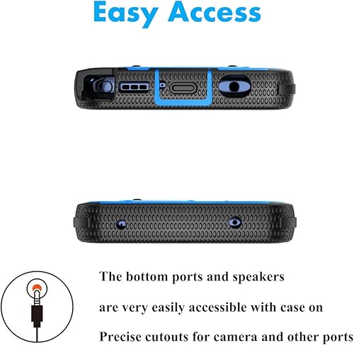 Miniatura 5 de Njjex Funda para Moto G Stylus 2022 5G, para Motorola G Stylus 2022 5G, Nbeck a prueba de golpes resistente protector de pantalla integrado con clip