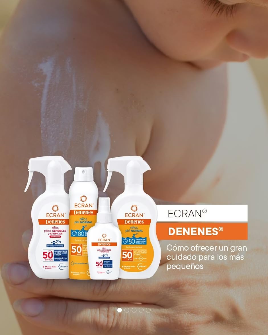 ECRAN Denenes Bruma Protectora Spf50+ 250 ml pour adultes, idéal pour utilisation pratique, 250 ml, SPF 50