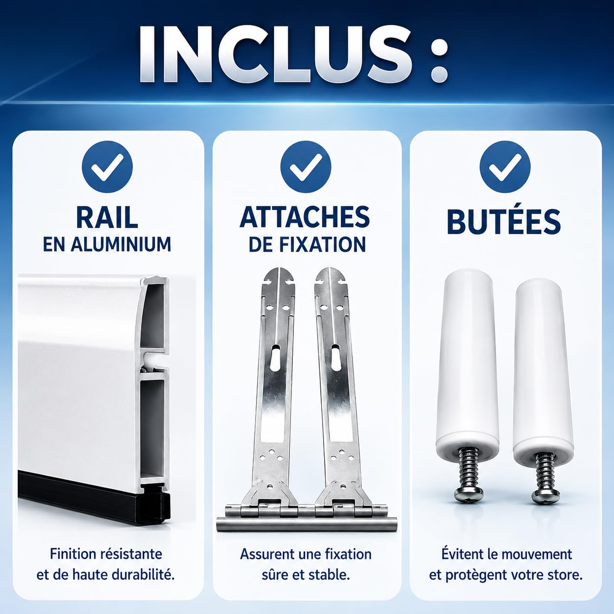 Stores enrouleurs Aluminium sur Mesure – Lames Courbe 45 mm – Installation Facile – PERTONI TENDE (Hauteur 250cm x Largeur 200cm)