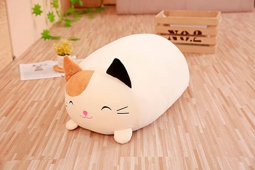 Miniatura 5 de Almohada de peluche de gato atigrado de 8 pulgadas de largo, almohada para abrazar, gato atigrado y atigrado de peluche, juguete de peluche de gato